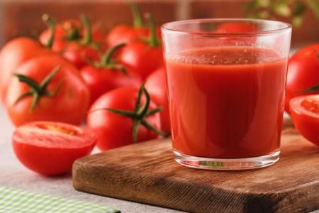 What happens if you drink tomato juice for breakfast?