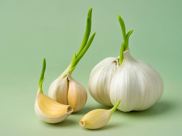 Is it safe to eat sprouted garlic?
