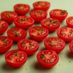 Advice against cancer: roasted tomatoes with garlic