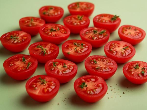 Advice against cancer: roasted tomatoes with garlic