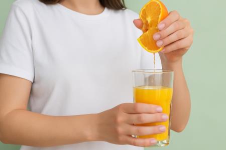 What happens if you drink half a liter of orange juice every day?