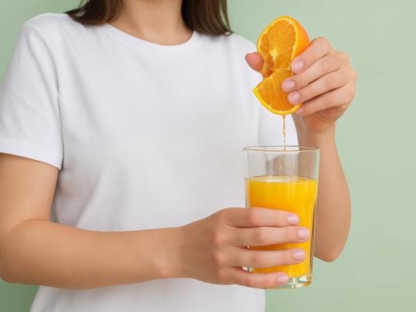 What happens if you drink half a liter of orange juice every day?