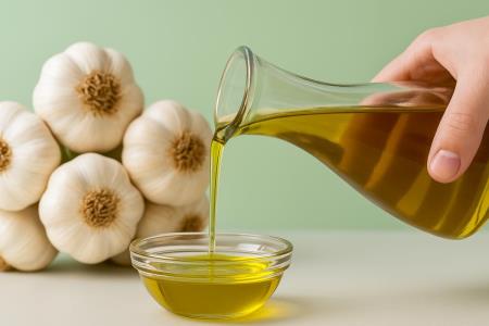 Why did grandmothers carefully preserve garlic oil