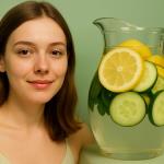 Water that reduces belly circumference