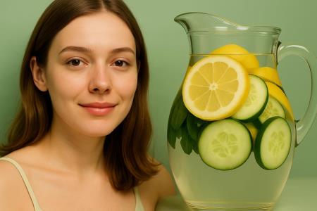 Water that reduces belly circumference