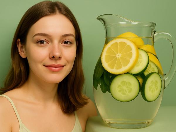 Water that reduces belly circumference