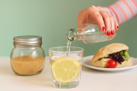 Should you drink water after a fatty meal?