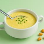 Potato soup with spring onion
