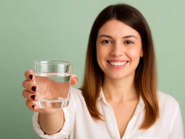 How does the body show that it has too little water?