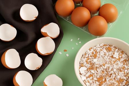 Don't throw away eggshells, rather bake them