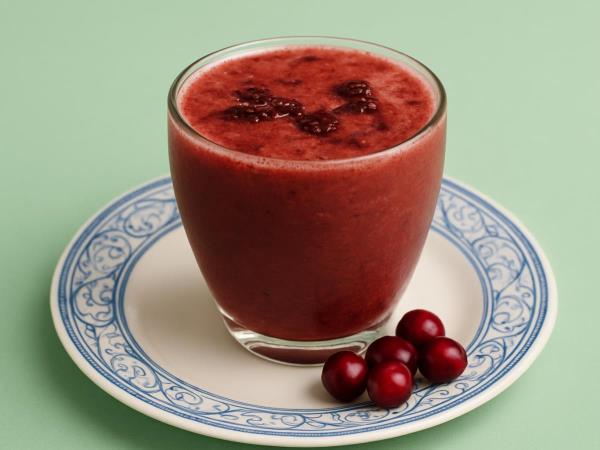 A dark blue drink made from blueberries, once recommended by famous nutritionists for weight loss, nowadays we drink it for a completely different reason