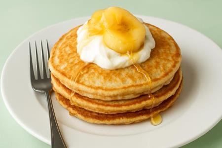 Pancakes without flour? With banana and eggs ... And they're healthy too!