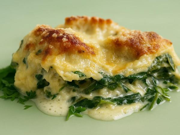 When Garden Spinach Meets Meatballs: A Creamy Baked Casserole That Will Surprise You