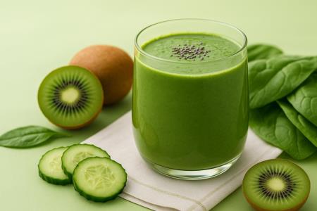Green Kiwi Smoothie: A Simple Way to Help Your Body Get More Out of Plant Iron
